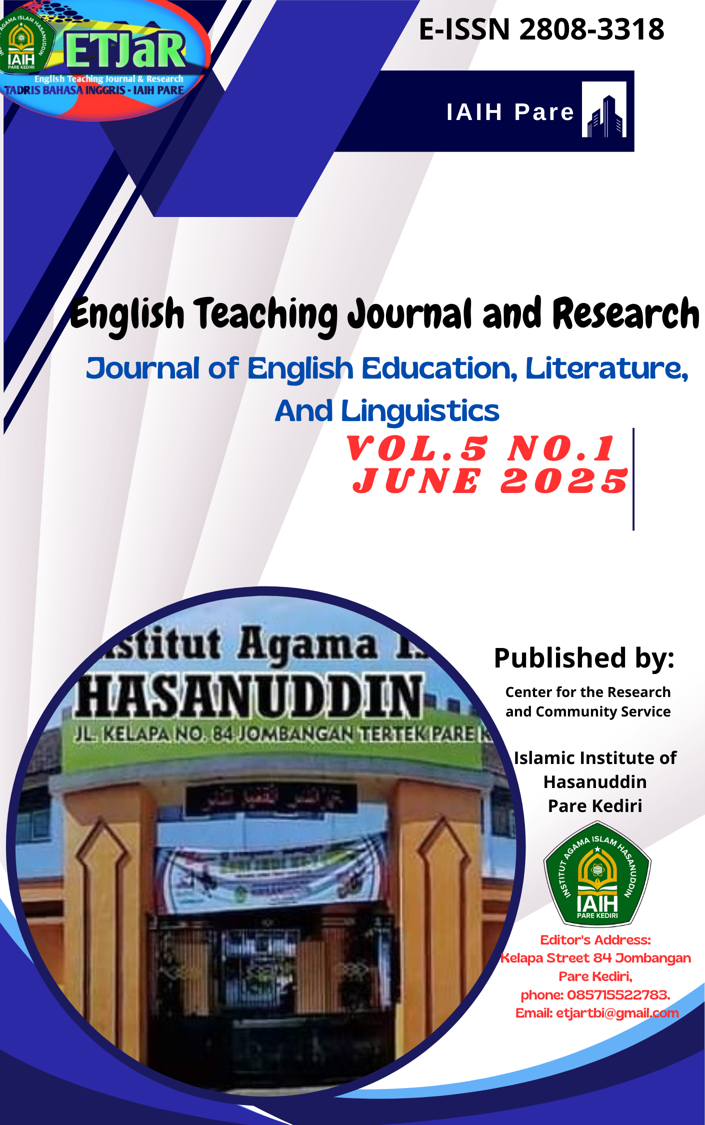 View Vol. 5 No. 1 (2025): ETJaR Juni 2025