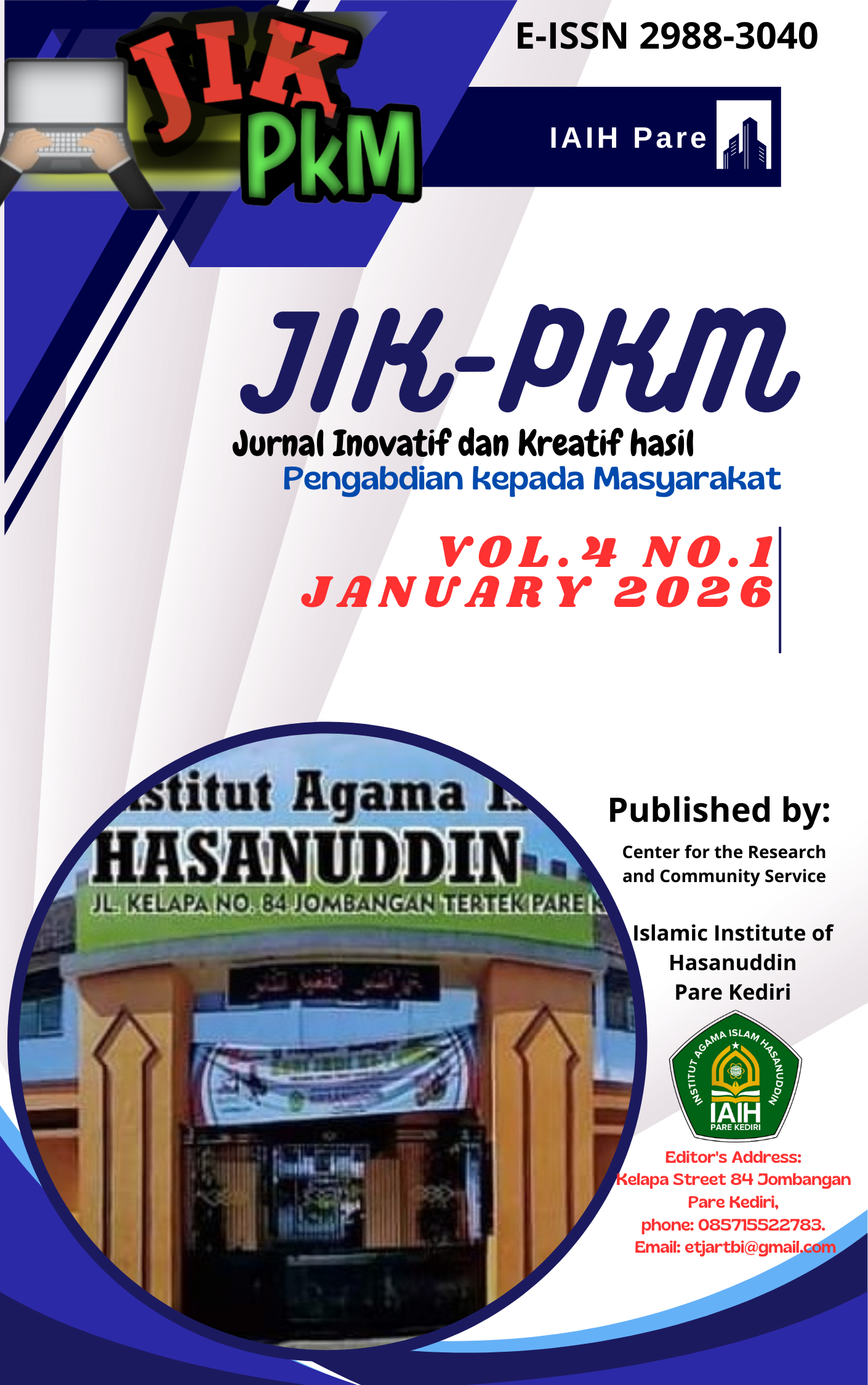 					View Vol. 4 No. 1 (2026): JIK-PkM, Januari 2026
				